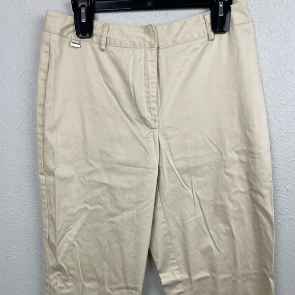 Liz Claiborne Audra Khaki Pants Size 10 EUC - Picture 2 of 5